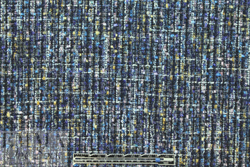 'Chanel tweed' sparkly boucle' - navy/pink/amber 1 yard