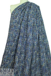 'Chanel tweed' sparkly boucle' - navy/pink/amber 2.625 yd