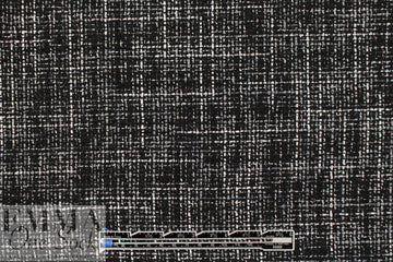 'Chanel-style' tweedy boucle' - black/white/gray .75 yds