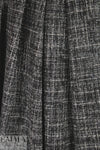'Chanel-style' tweedy boucle' - black/white/gray