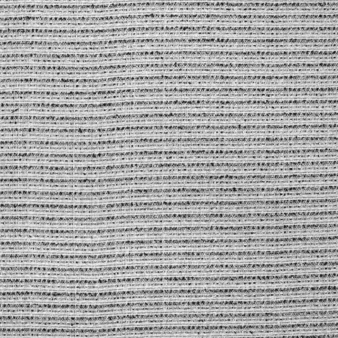classic basketweave poly/wool tweed - black/white 1.875 yd
