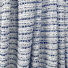classic basketweave poly/wool tweed - navy/white .875 yds