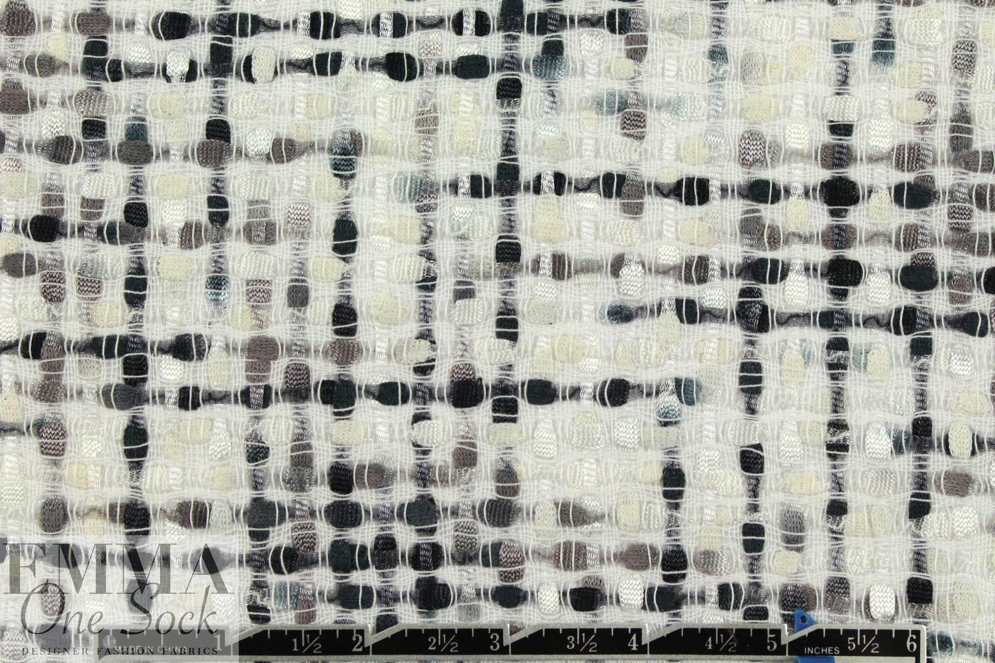 Carmen Marc Va1vo fancy weave boucle' - neutrals