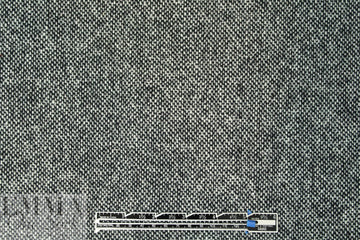 CA designer black/winter white wool/hemp tweed coating 2.125 yd