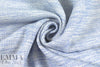 Spanish fiber blend tweed suiting - blue/white
