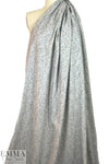 Rebecca Tay1or black/white textured stretch tweed 1 yard