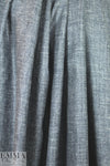 NY designer tweedy blue silk/viscose suiting
