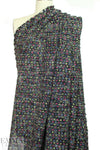 Italian cotton blend basketweave boucle' suiting 2.5 yd