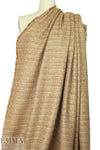 Italian gold/red chevron basketweave suiting