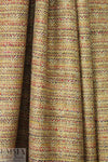 Italian gold/red chevron basketweave suiting