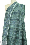 Italian viscose blend glen plaid boucle' suiting