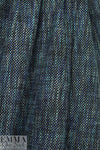 Italian tweedy weave wool blend blue tones suiting 1.375 yds