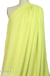 NY designer textured cotton tweed - lemon