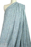 Rebecca Tay1or 'Chanel tweed' -navy/lime/yellow