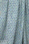 Rebecca Tay1or 'Chanel tweed' -navy/lime/yellow 1.75 yds