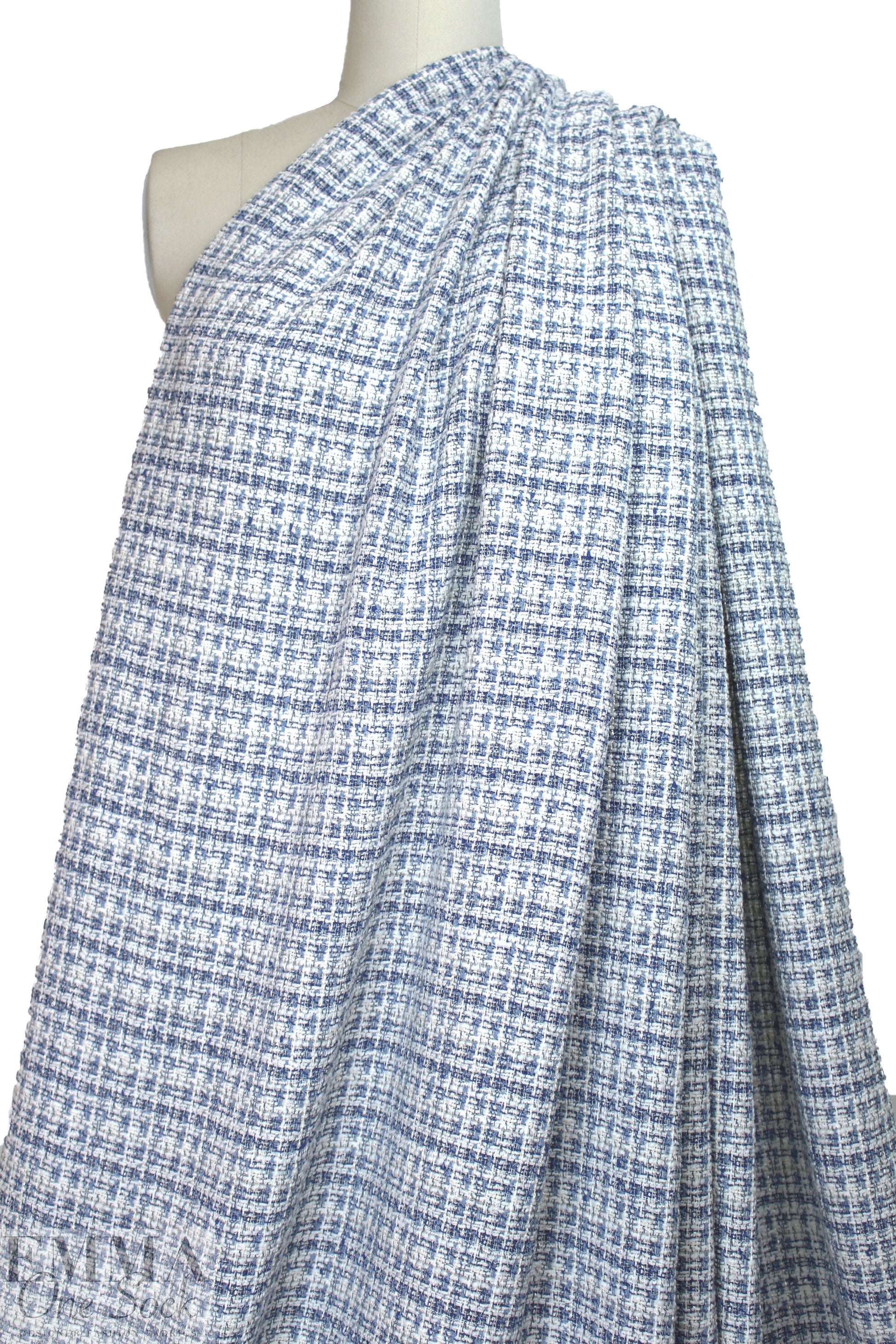 Rebecca Tay1or 'Chanel tweed' - blue/white
