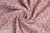 Rebecca Tay1or 'Chanel tweed' - pink rose/cobalt 1.75 yd