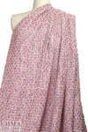 Rebecca Tay1or 'Chanel tweed' - pink rose/cobalt 1.75 yds