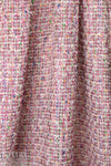 Rebecca Tay1or 'Chanel tweed' - pink rose/cobalt 1.75 yd