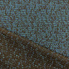 Italian Chane1-style tweedy boucle' suiting- blue/teal/black 2.125 yd