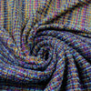 Italian Chane1-style plaid boucle' tweed suiting 2 yd