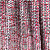 Italian Chane1-style wool blend tweedy boucle' - pink/red 1.125 yds