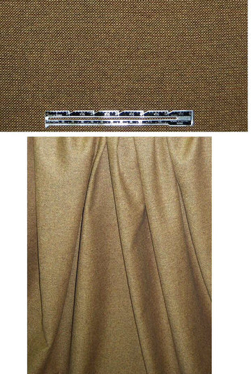 Italian wool suiting weight tweed - dijon 1 yard