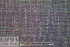 Italian kelly/lavender wool blend boucle' tweed .7 yds