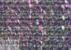 Italian kelly/lavender wool blend boucle' tweed 1.625 yd