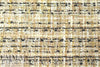 Italian 'Chanel tweed' sparkly boucle' - black/khaki .66 yds