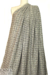 Italian 'Chanel tweed' cotton boucle' - taupe/black 1.375 yds