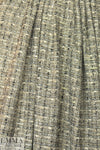 Italian 'Chanel tweed' cotton boucle' - taupe/black