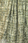 Italian 'Chanel tweed' sparkly boucle' - pine/gold