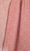Tah@ri red/ivory reversible tweedy brocade suiting