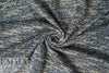 blue/black/ivory 2-ply tweedy sweater knit
