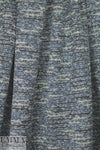 blue/black/ivory 2-ply tweedy sweater knit .875 yds