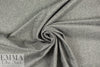 NY designer 2-ply woven/knit hybrid - gray tweed 2.25 yd