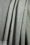 NY designer 2-ply woven/knit hybrid - gray tweed 1.875 yd