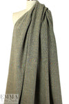 Italian '1000 pins' bouclé tweed wool blend woven