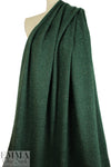 tweedy, speckled sweater knit - pine forest 2 yds