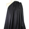 Italian cotton satin finish stretch twill - black 1.5 yds