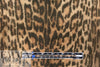 Italian leopard print cotton stretch twill 1.66 yd