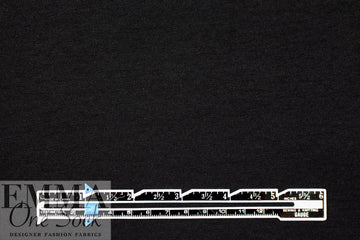 nylon/viscose/spandex vertical stretch twill - black 2 yds