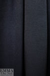 nylon/viscose/spandex vertical stretch twill - black .625 yds