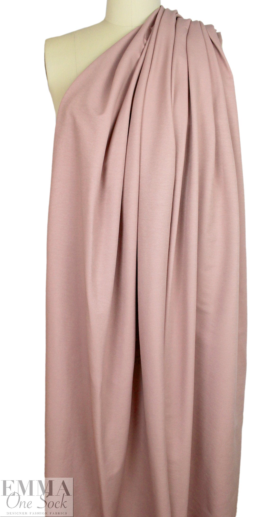 nylon/viscose/spandex vertical stretch twill - antique blush