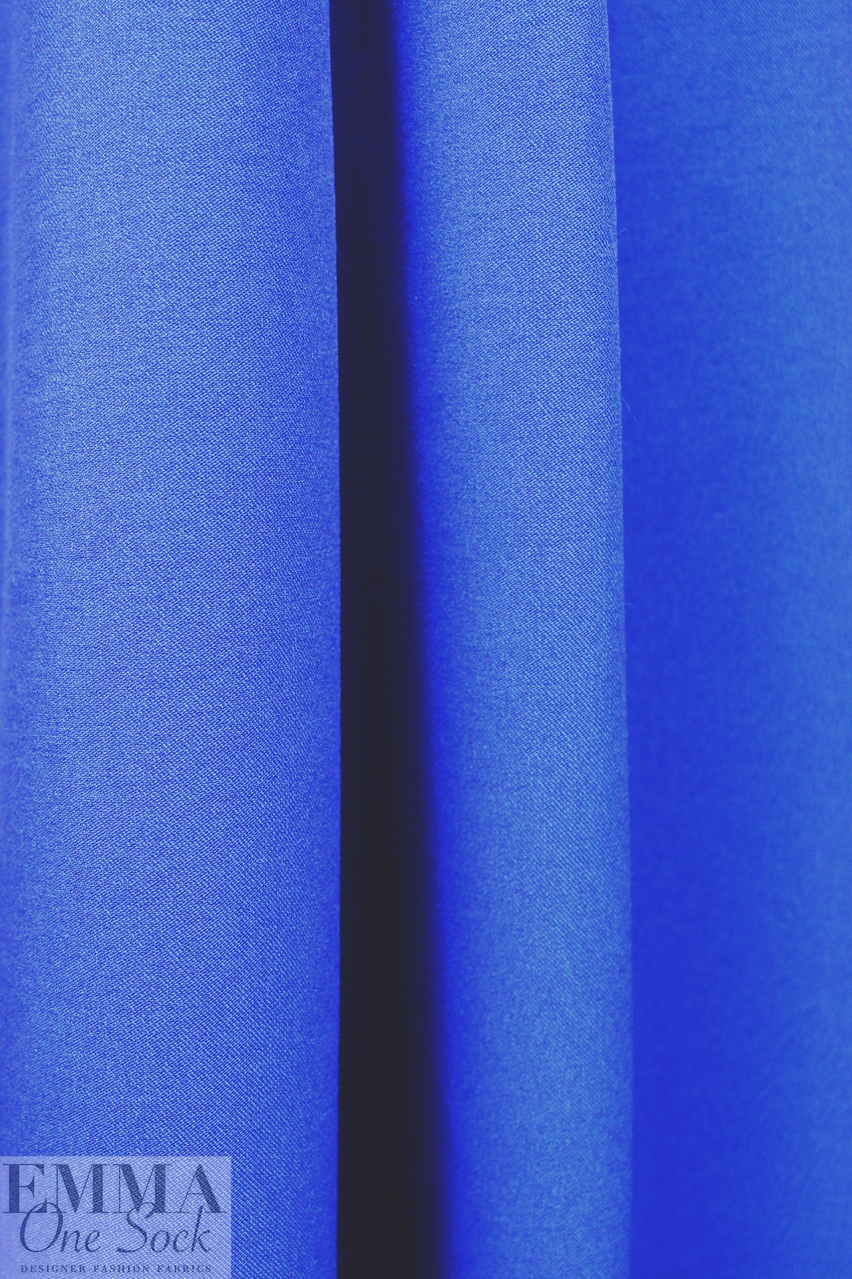nylon/viscose/spandex vertical stretch twill - Turkish blue 1.625 yd
