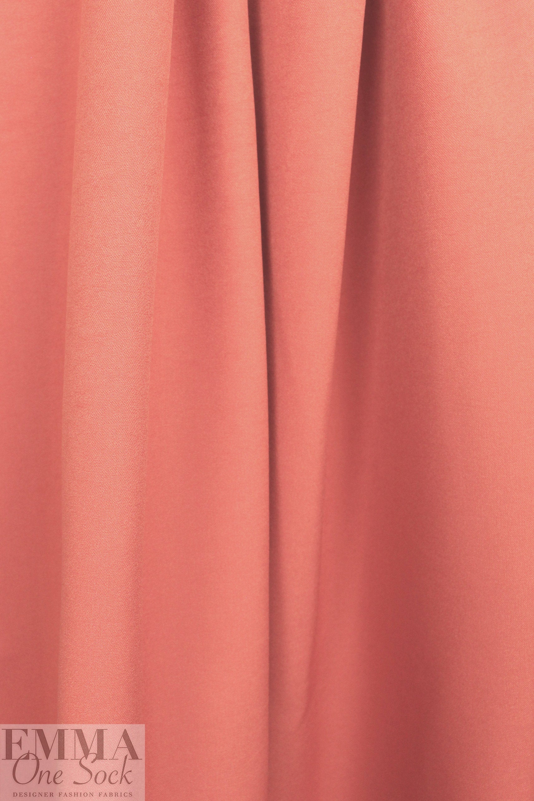 nylon/viscose/spandex vertical stretch twill - coral bisque 2 yd