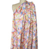 'floral expression' viscose twill woven - pastel pink 1.5 yds