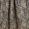 leopard print rayon blend bengaline stretch twill .875 yds