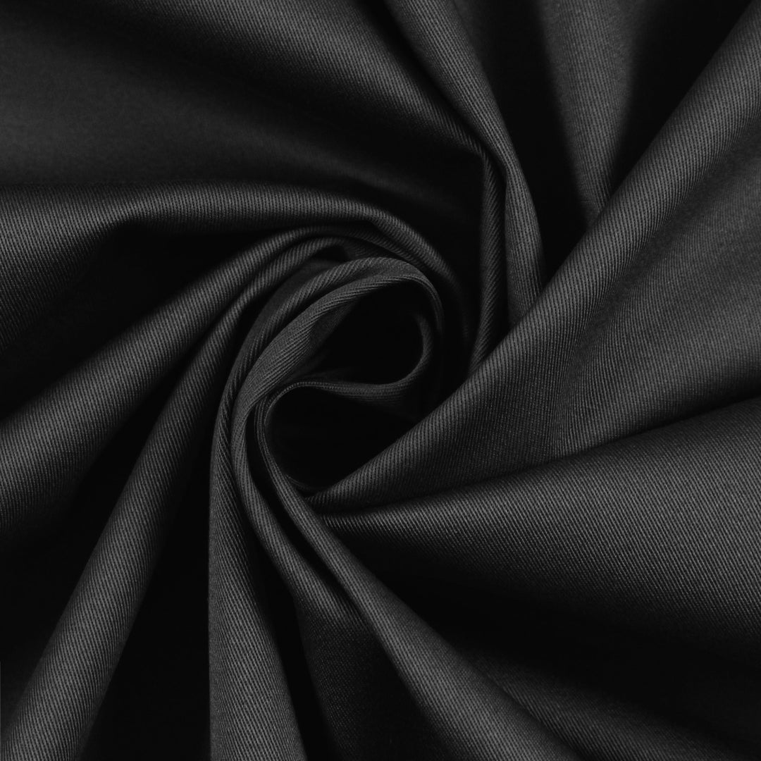 Tencel/cotton mid-weight twill - black 2 yds